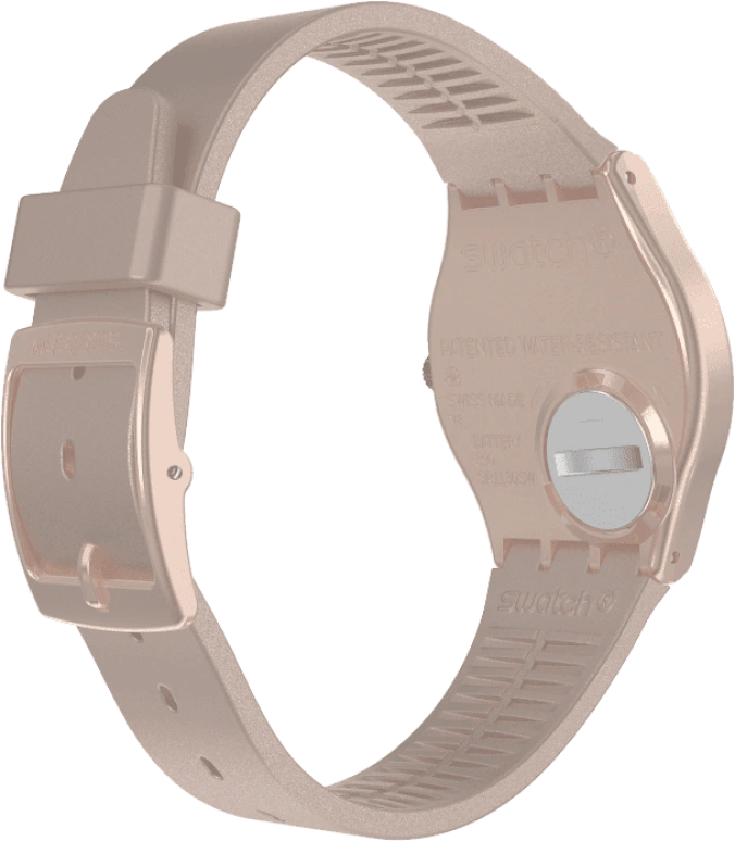Swatch,Originals 34mm,34mm,Plastic,Pink,Sapphire,Crystal Glass,GP403
