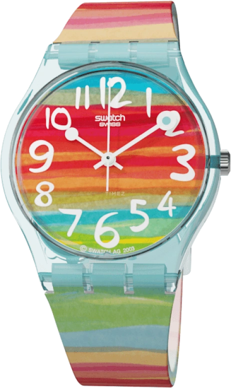 Swatch,Originals 34mm,34mm,Plastic,GS124