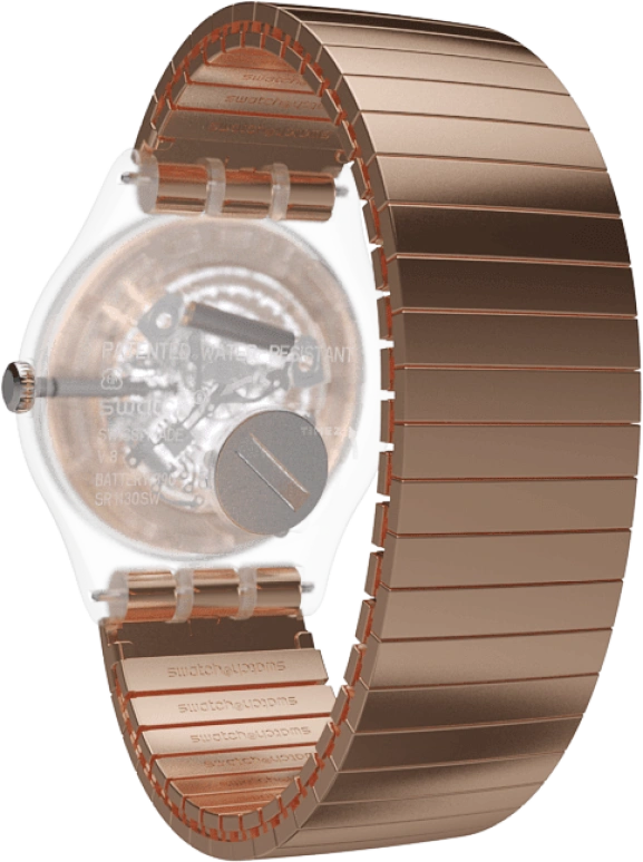 Swatch,Originals 41mm,41mm,Plastic,Gold,SUOK707