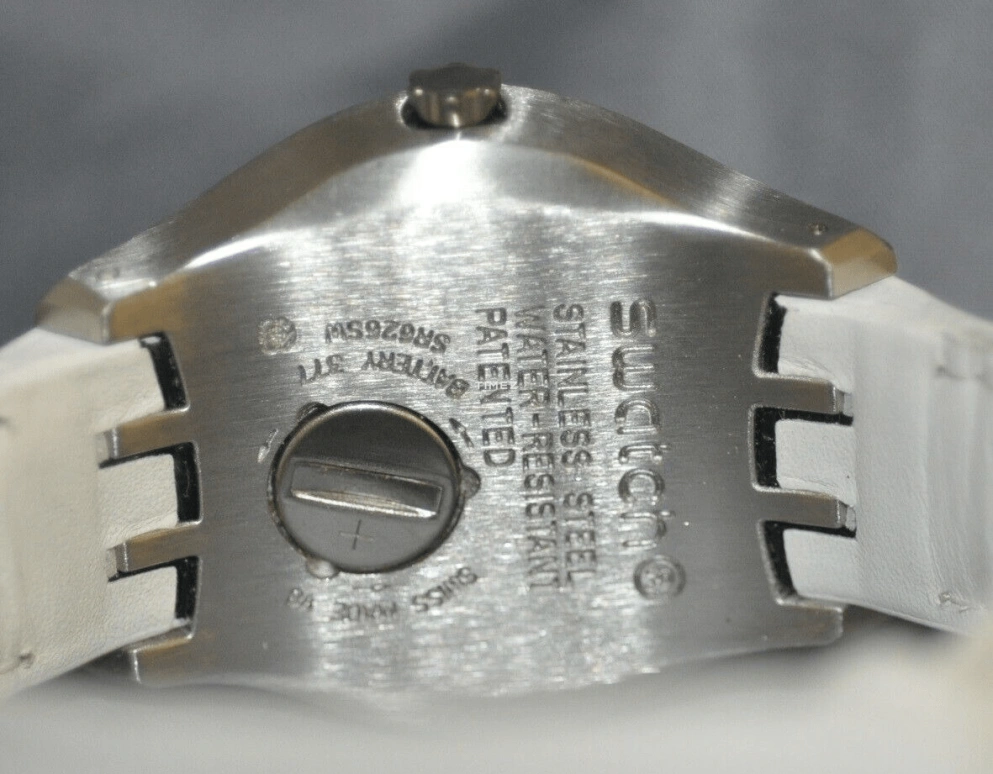 Swatch,Other 41mm,41mm,Stainless Steel,White,Quartz,Day,Sapphire,YTS401