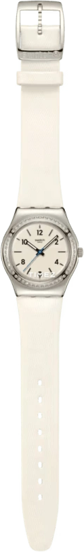 Swatch,IRONY 33mm,33mm,Stainless Steel,White,Quartz,Day,Round,YLS471