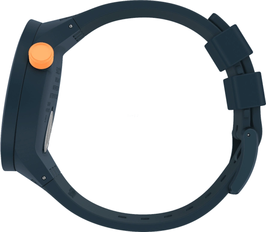 Swatch,THE BOLD 47mm,47mm,Plastic,Blue,Sapphire,Crystal Glass,Closed,SO27N107