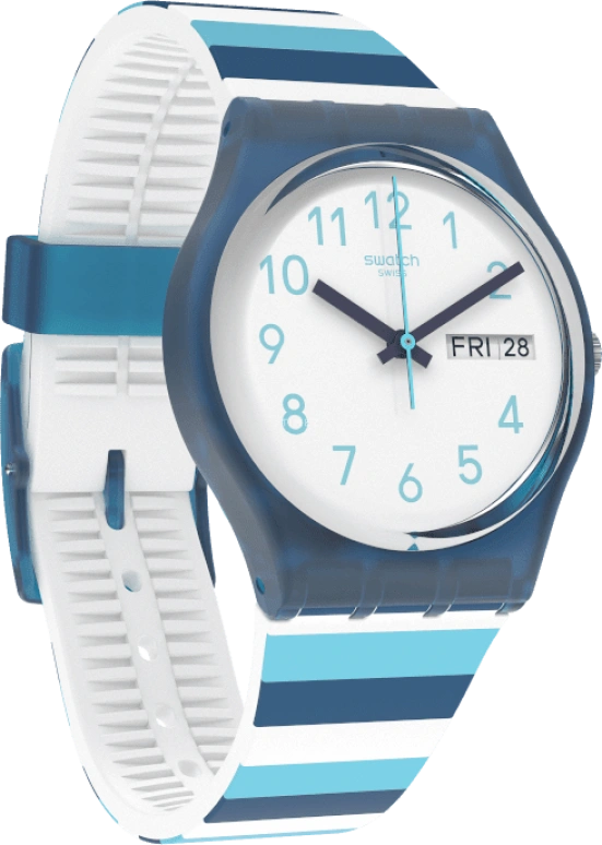 Swatch,Originals 34mm,34mm,White,Open,GN728