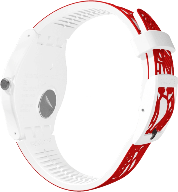 Swatch,Originals 41mm,41mm,Plastic,White,Closed,SUOZ259C