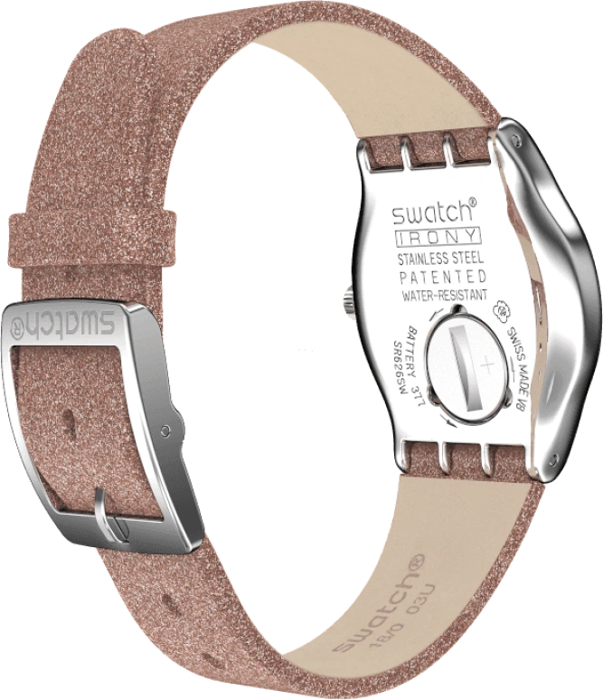 Swatch,IRONY 33x38mm,33x38mm,Coffee,Brown,YLS220