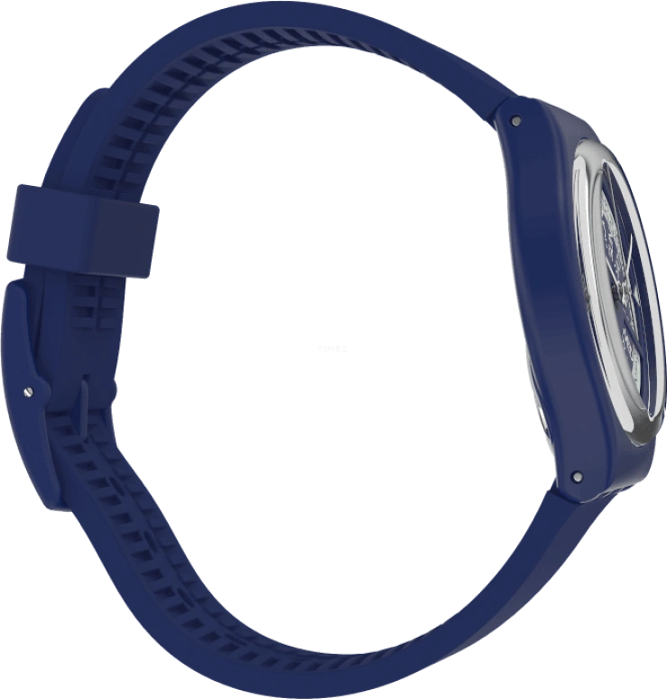 Swatch,Originals 34mm,34mm,Plastic,Blue,Sapphire,Crystal Glass,Closed,GN727