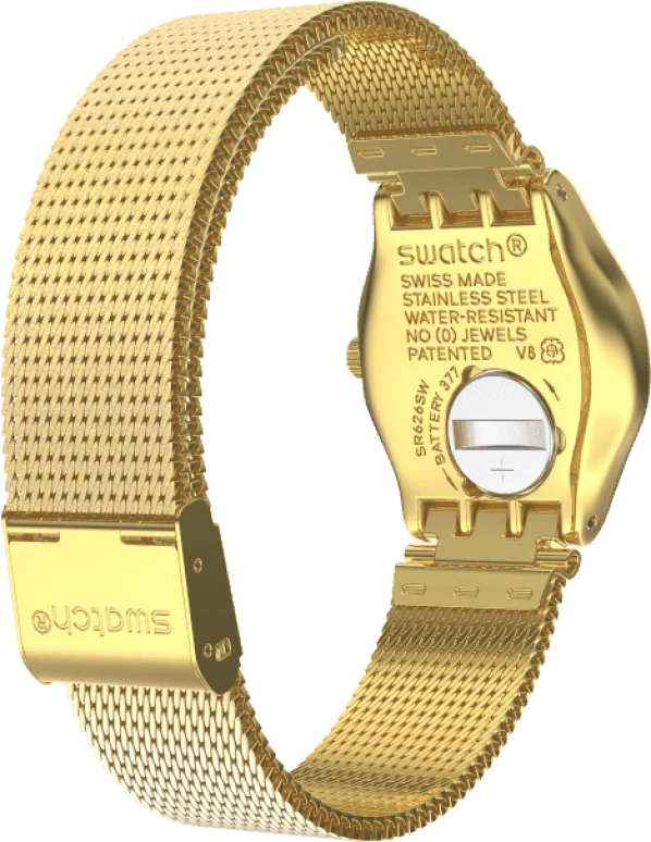 Swatch,IRONY 25x28.70mm,25x28.70mm,Gold,YSG167M