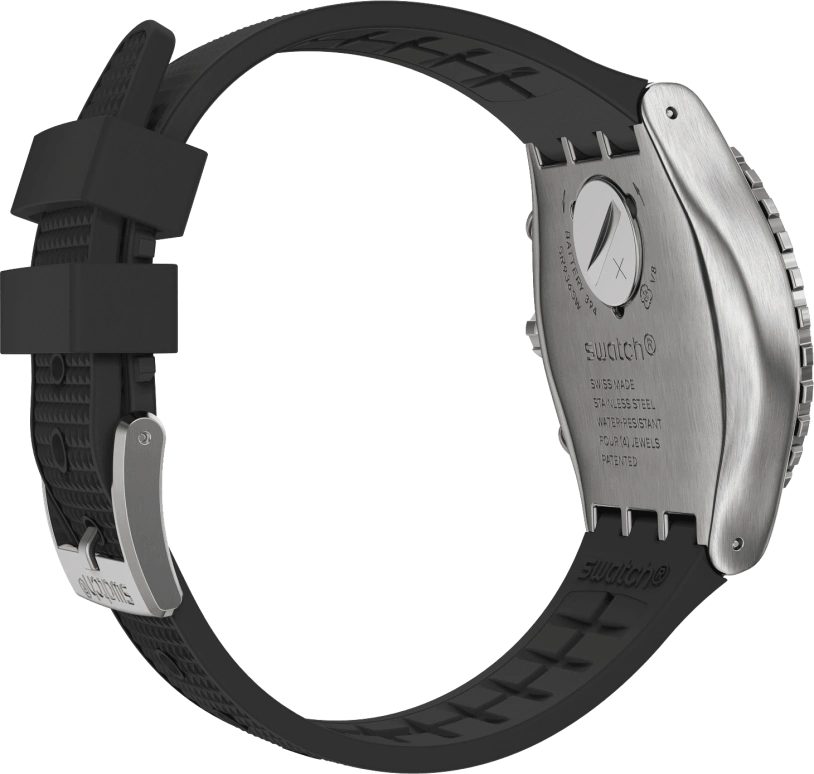 Swatch,IRONY 43mm,43mm,Stainless Steel,Black,YVS487