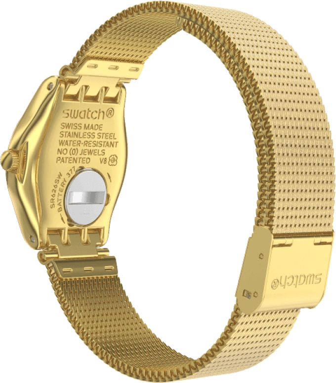 Swatch,IRONY 25x28.70mm,25x28.70mm,Gold,YSG167M