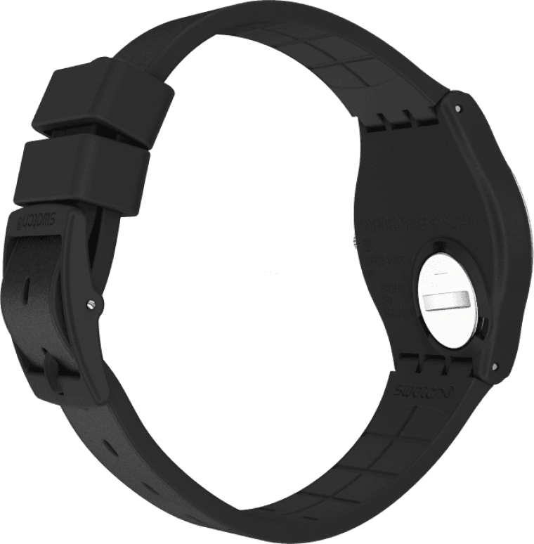 Swatch,Originals 34mm,34mm,Plastic,Black,GB326