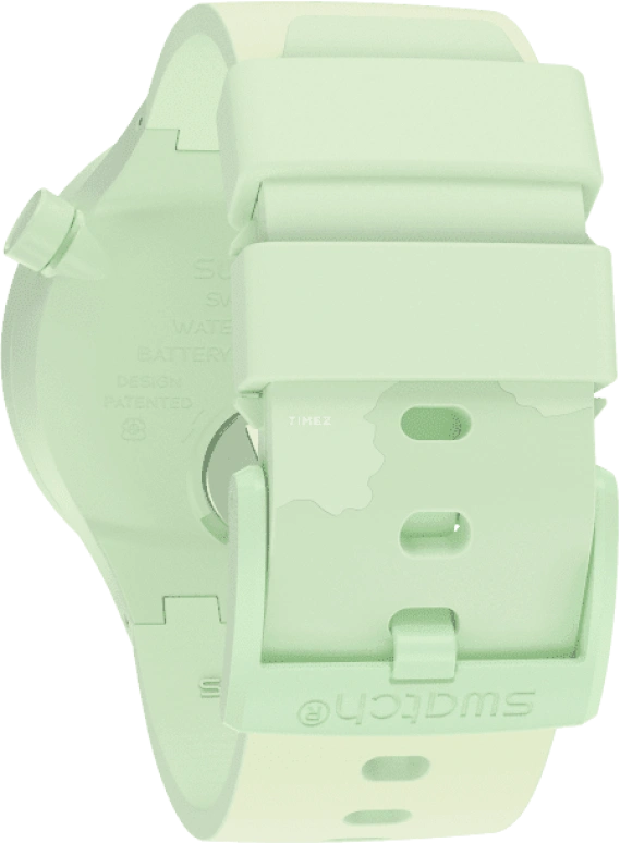 Swatch,THE BOLD 47mm,47mm,Bioceramic,Ceramic,Green,Quartz,Sapphire,Crystal Glass,Round,SB03G100