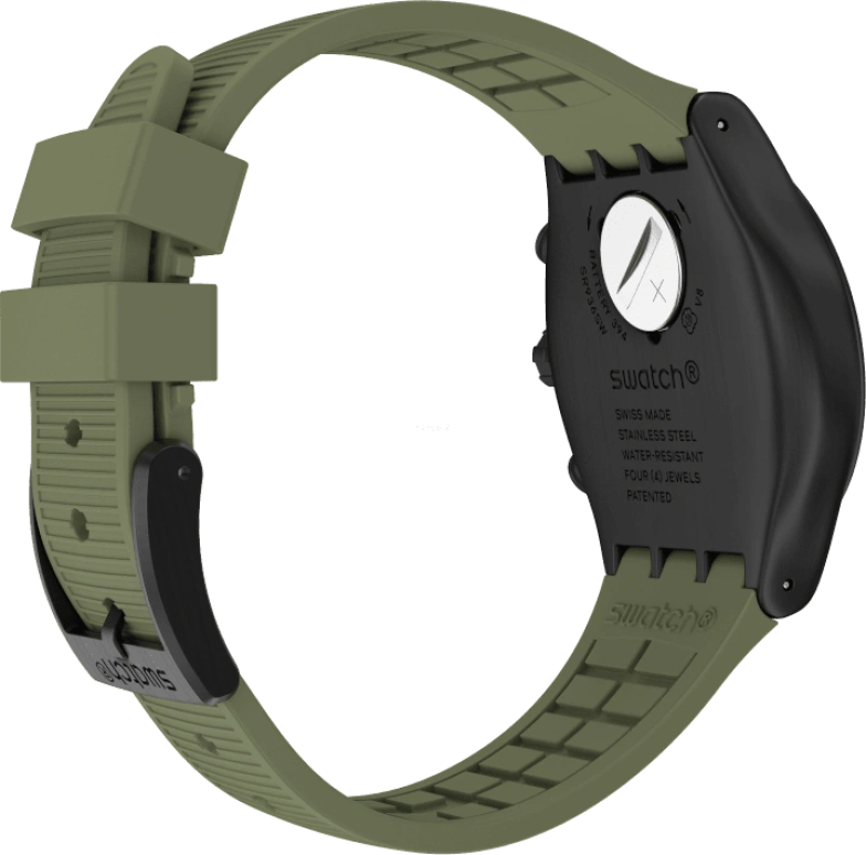 Swatch,IRONY 43x49mm,43x49mm,Green,YVB411