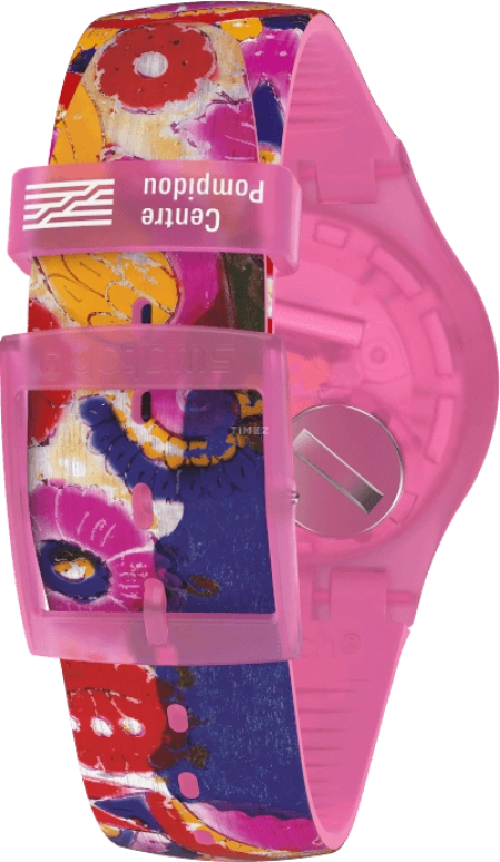 Swatch,Originals 41mm,41mm,Plastic,Multi-Color,Quartz,Sapphire,Crystal Glass,Round,SUOZ341