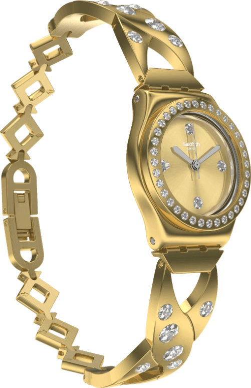 Swatch,IRONY 25mm,25mm,Gold,YSG164G