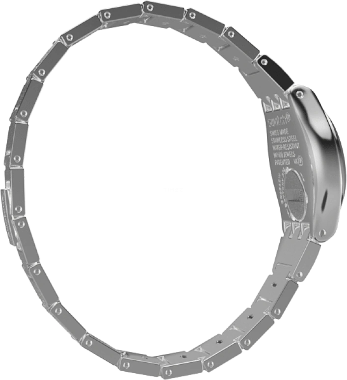 Swatch,IRONY 25mm,25mm,Stainless Steel,Blue,YSS222G
