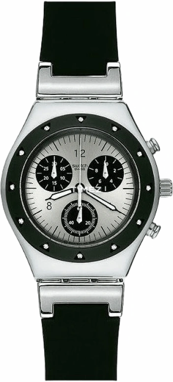 Swatch,Other 44.70mm,44.70mm,Plastic,Beige,Quartz,Chronograph,Sapphire,YMS106P