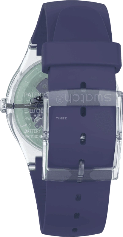 Swatch,Originals 41mm,41mm,Plastic,Purple,SUOK712