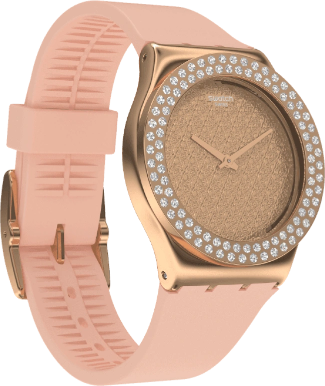 Swatch,IRONY 33x38mm,33x38mm,Pink,YLG140