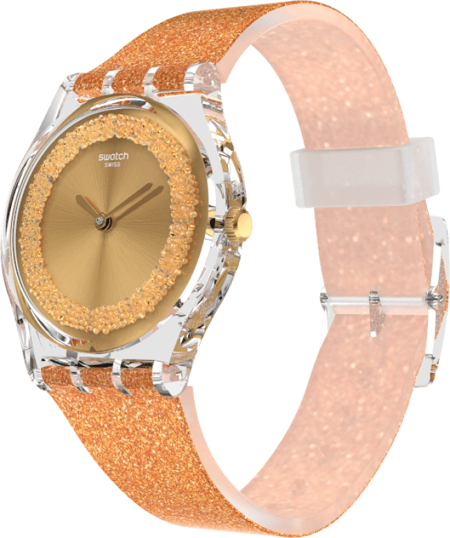 Swatch,Originals 34x39.20mm,34x39.20mm,Plastic,Orange,GE285