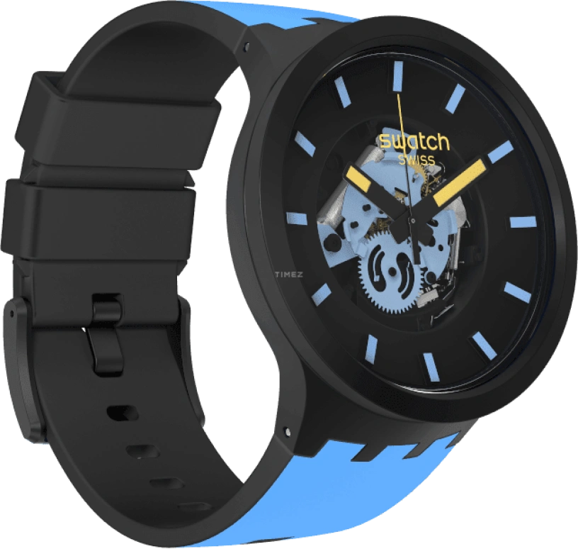 Swatch,THE BOLD 47mm,47mm,Black,SB03B108