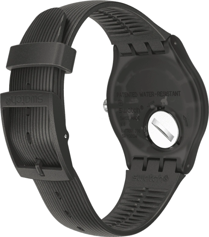 Swatch,Originals 41x47.40mm,41x47.40mm,Plastic,Black,SUOB178