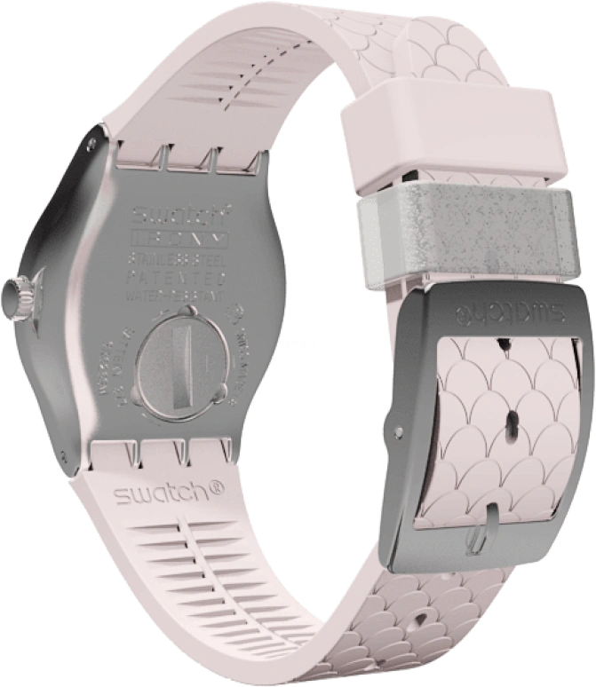 Swatch,WOMEN'S 33mm,33mm,Stainless Steel,Pink Red,Red,Quartz,Sapphire,Round,YLZ101