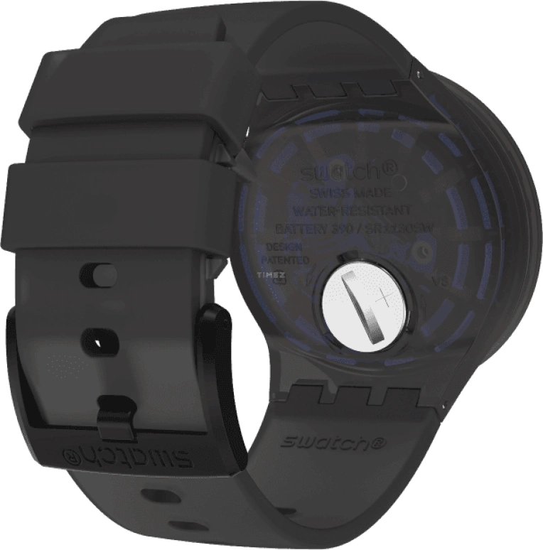 Swatch,THE BOLD 47mm,47mm,Plastic,Blue,SO27B111