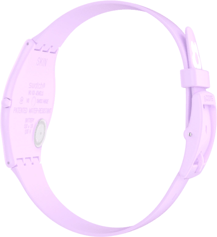 Swatch,SKIN 34mm,34mm,Ceramic,Multi-Color,Quartz,Round,Pink,SS09V101