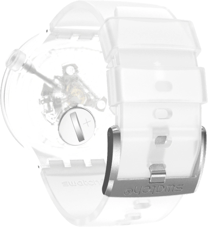 Swatch,CLEAR 47mm,47mm,Open,SB01K100