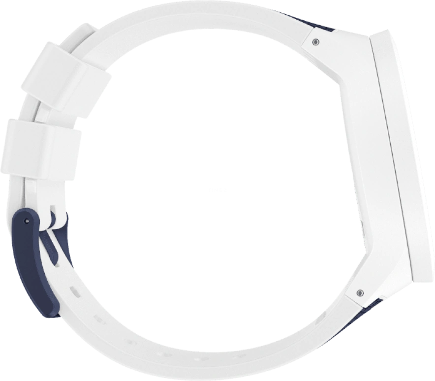 Swatch,THE BOLD 47mm,47mm,Plastic,White,Sapphire,Crystal Glass,Closed,SO27W102