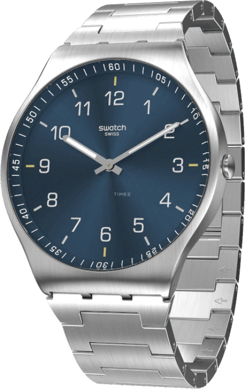 Swatch,SKIN ,Stainless Steel,Blue,SS07S106G