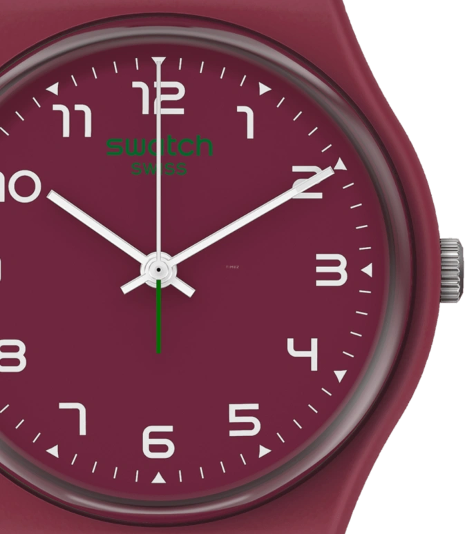 Swatch,Originals 34mm,34mm,Bioceramic,Red,Closed,SO28R103