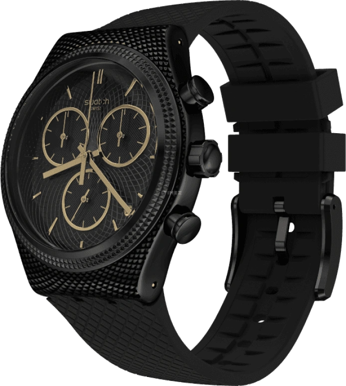 Swatch,IRONY 43x49mm,43x49mm,Black,YVB408