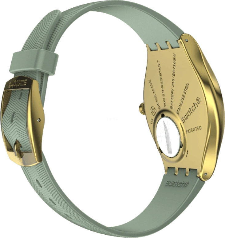 Swatch,SKIN 38mm,38mm,Gold,Closed,SYXG113