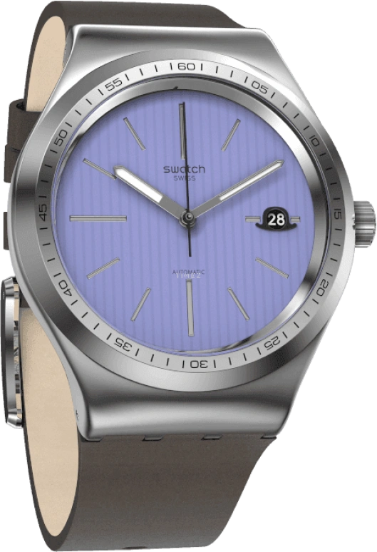 Swatch,IRONY 42mm,42mm,Blue,Open,YIZ405