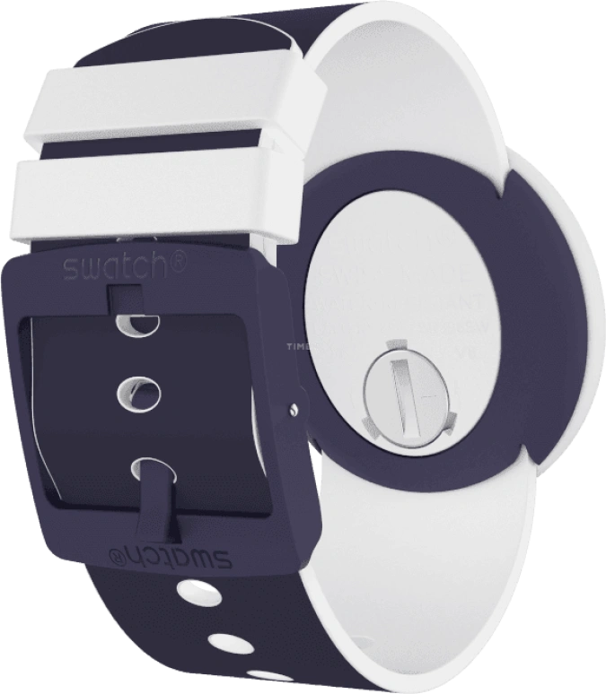 Swatch,Originals 45mm,45mm,Plastic,White,PNW107