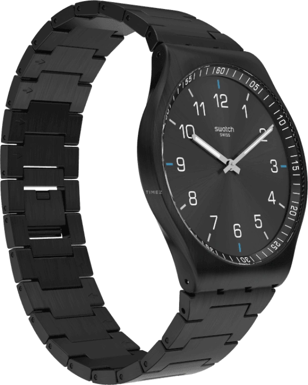 Swatch,SKIN ,Stainless Steel,Black,SS07B100G