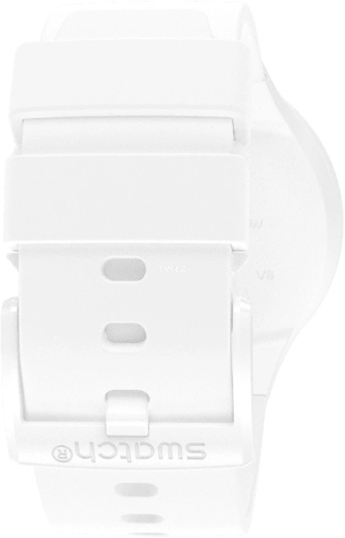 Swatch,THE BOLD 47mm,47mm,Plastic,White,SO27Z106