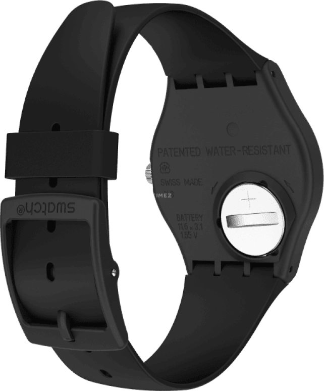 Swatch,Originals 34mm,34mm,Plastic,White,Quartz,Date,Day,GB743