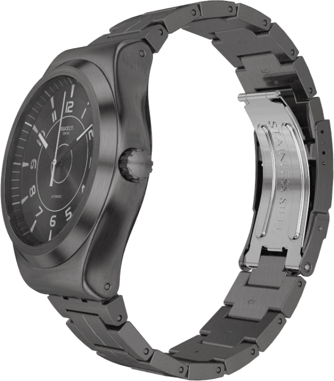 Swatch,IRONY 42mm,42mm,Stainless Steel,Open,YIM400G