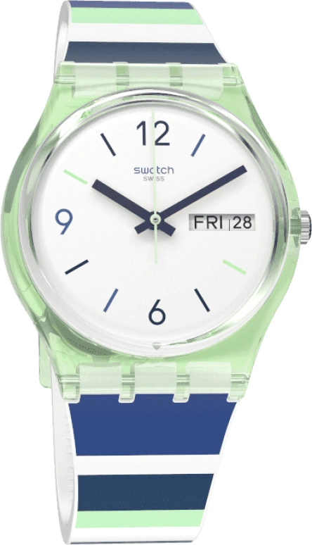 Swatch,Originals 34mm,34mm,Plastic,White,Open,GG711