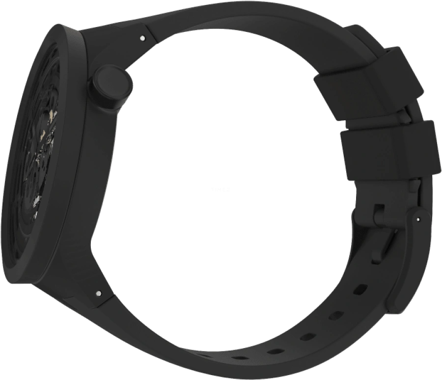 Swatch,Other 47mm,47mm,Bioceramic,Black,Skeleton,Quartz,Sapphire,Crystal Glass,Round,SB03B100