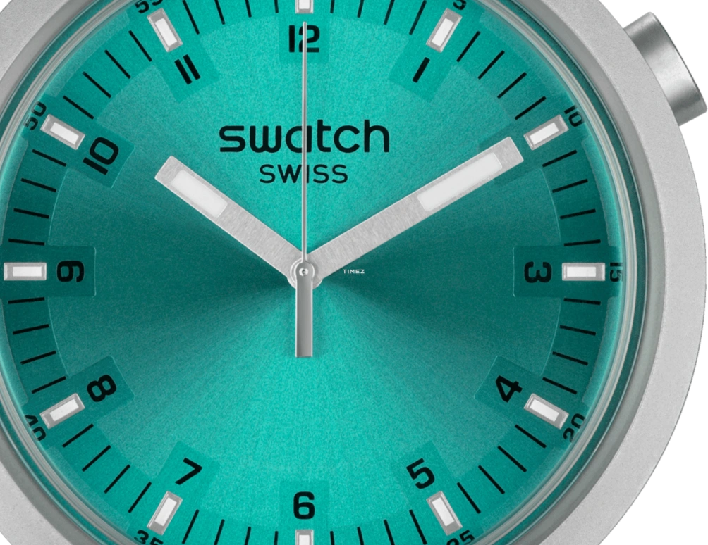 Swatch,Other 47mm,47mm,Stainless Steel,Green,Quartz,Sapphire,Crystal Glass,Round,SB07S100G