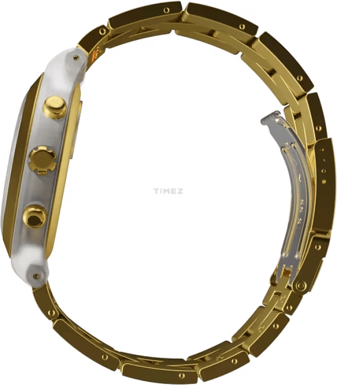 Swatch,CLASSIC 42mm,42mm,Plastic,Gold,Quartz,Chronograph,Day,SVCK4032G