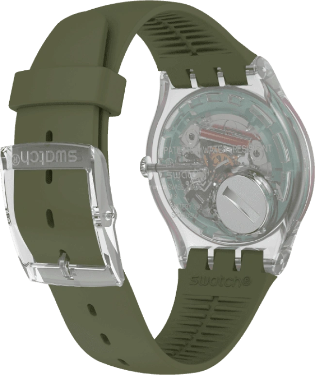 Swatch,Originals 41mm,41mm,Plastic,Pink,Quartz,Sapphire,Crystal Glass,Round,SUOK714