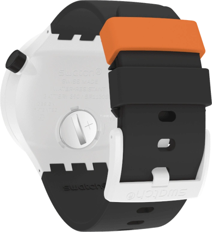 Swatch,THE BOLD 47mm,47mm,Bioceramic,Ceramic,Orange,SB03M104