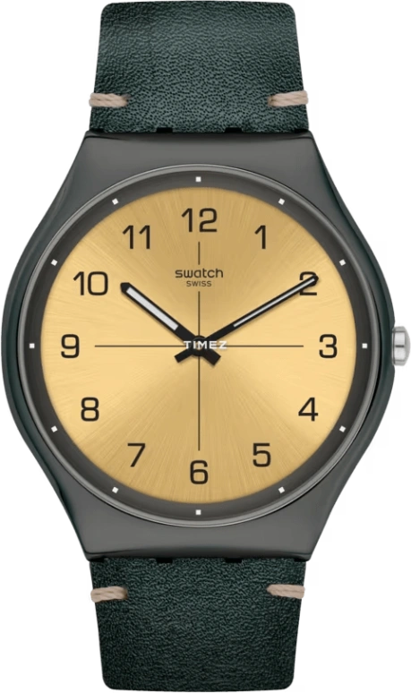 Swatch,Other 42mm,42mm,Stainless Steel,Grey,Quartz,Tonneau,Gray,SS07M101