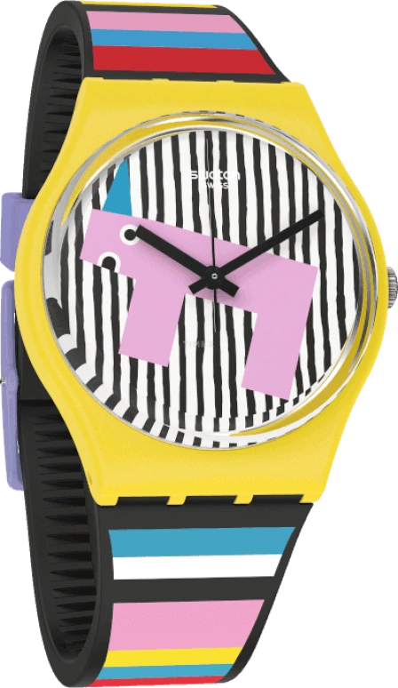 Swatch,Originals 34mm,34mm,Plastic,Closed,GZ341
