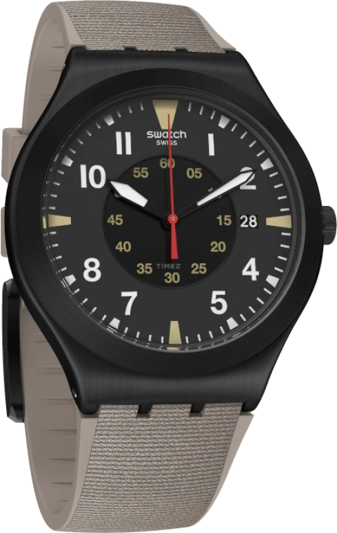 Swatch,IRONY 42.70x47.20mm,42.70x47.20mm,Black,YWB406