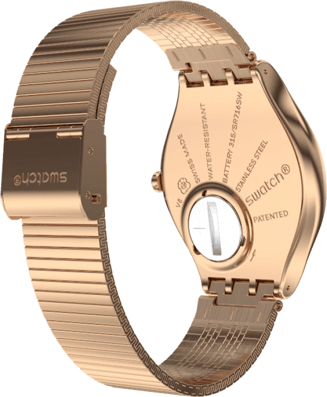 Swatch,SKIN ,Stainless Steel,Gold,SYXG101GG